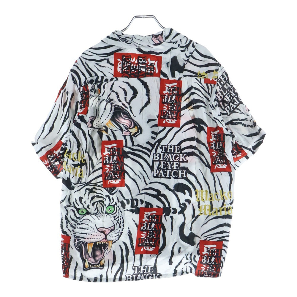 WACKO MARIA(ワコマリア) 22SS ×BLACK EYE PATCH TIMLEHI HAWAIIAN SHIRTS ブラック アイパッチ ティムリーハイ ハワイアン 半袖シャツ ホワイト