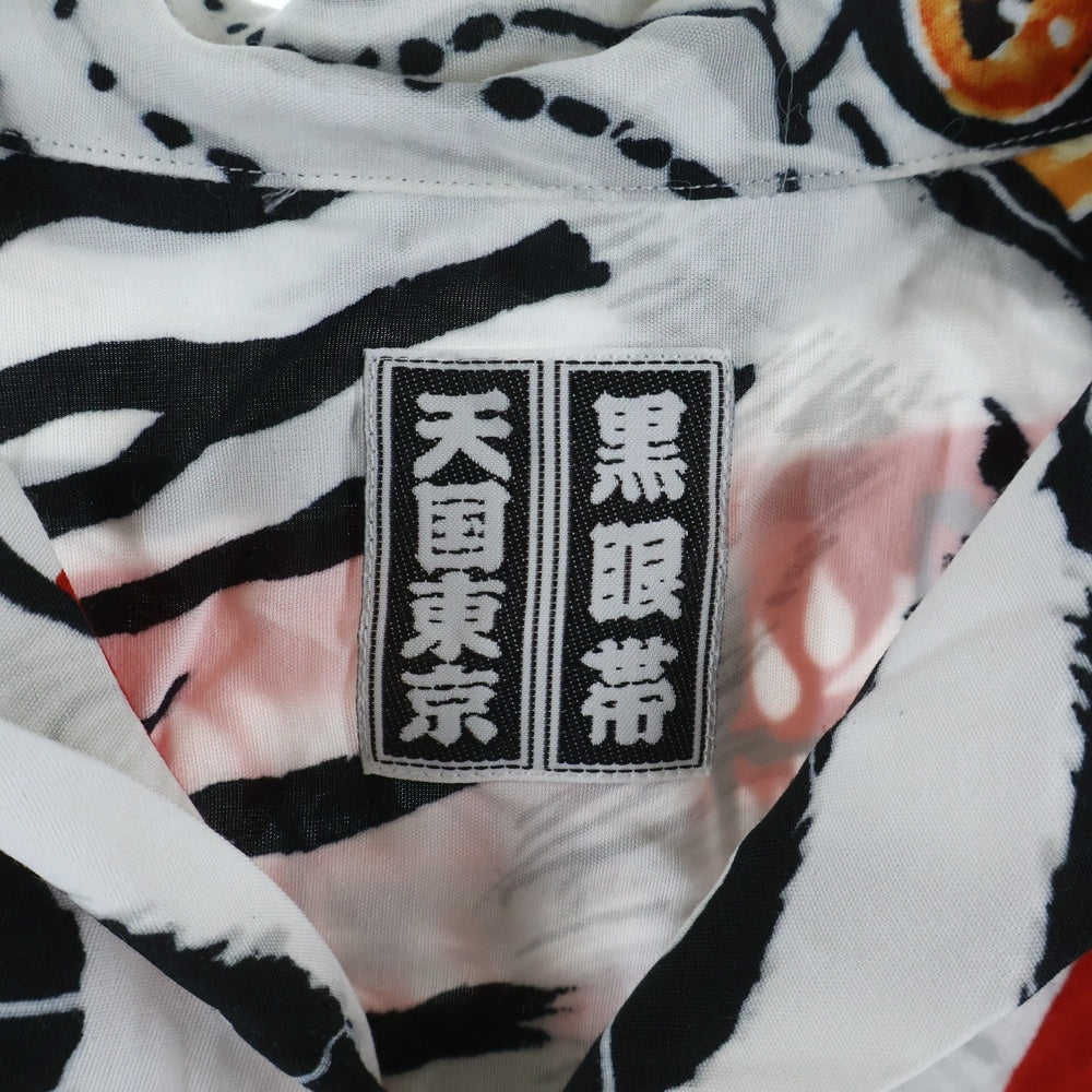 WACKO MARIA(ワコマリア) 22SS ×BLACK EYE PATCH TIMLEHI HAWAIIAN SHIRTS ブラック アイパッチ ティムリーハイ ハワイアン 半袖シャツ ホワイト