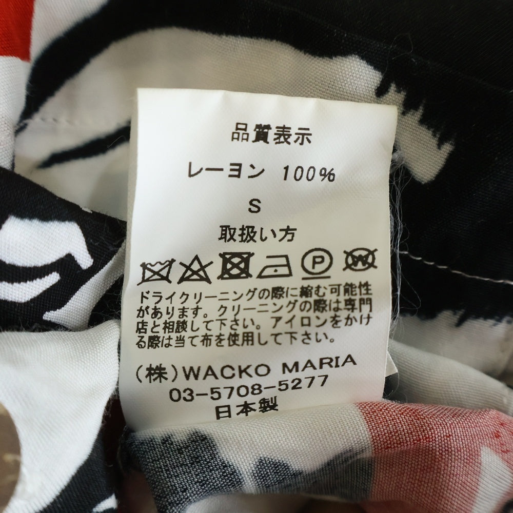 WACKO MARIA(ワコマリア) 22SS ×BLACK EYE PATCH TIMLEHI HAWAIIAN SHIRTS ブラック アイパッチ ティムリーハイ ハワイアン 半袖シャツ ホワイト