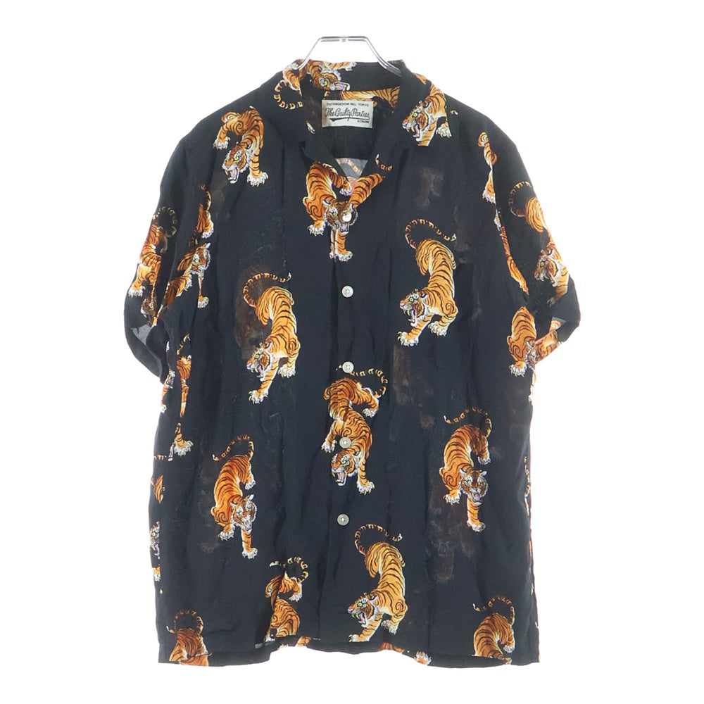 WACKO MARIA(ワコマリア) 21SS TIMLEHI HAWAIIAN SHIRTS ティムリーハイ ハワイアン半袖シャツ 虎柄 ブラック