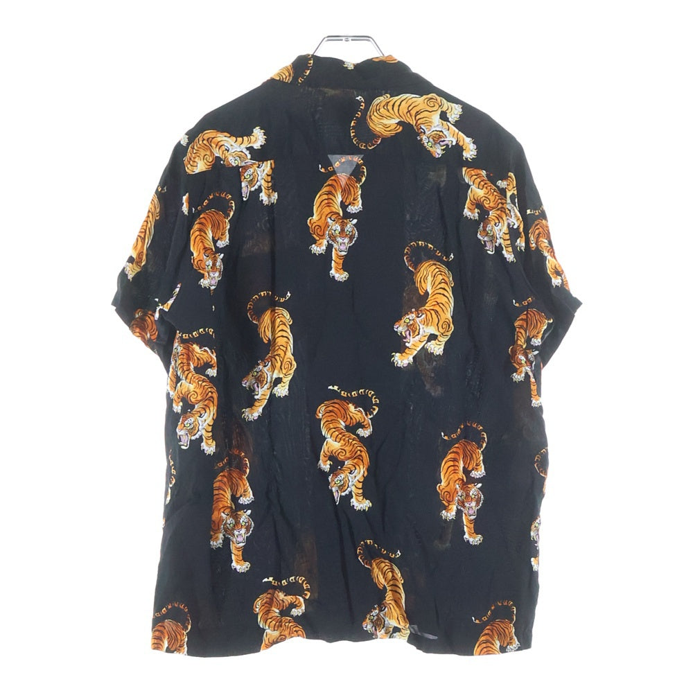 WACKO MARIA(ワコマリア) 21SS TIMLEHI HAWAIIAN SHIRTS ティムリーハイ ハワイアン半袖シャツ 虎柄 ブラック