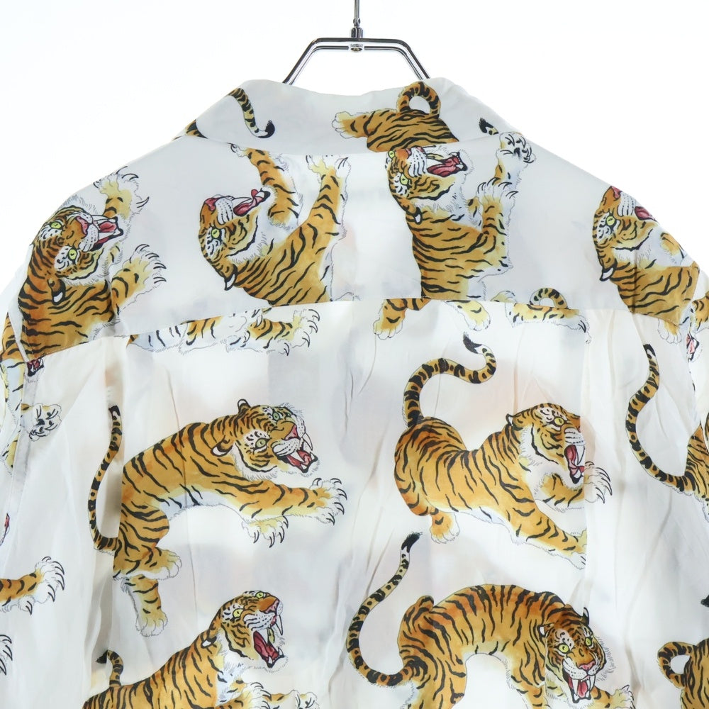 WACKO MARIA(ワコマリア) 21SS TIMLEHI HAWAIIAN SHIRTS ティムリーハイ ハワイアン半袖シャツ 虎柄 ホワイト