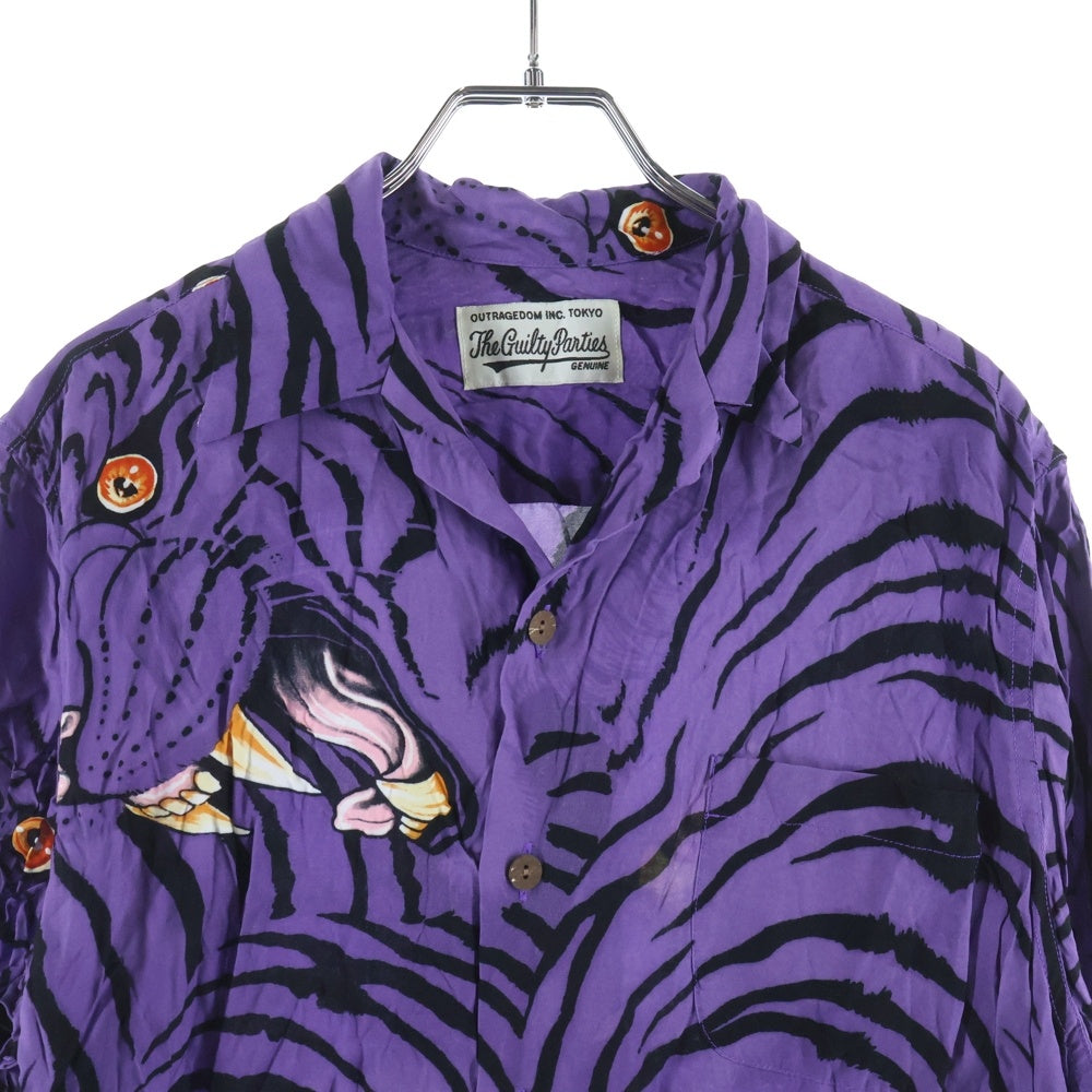 WACKO MARIA(ワコマリア) 22SS TIMLEHI HAWAIIAN SHIRTS ティムリーハイ ハワイアン半袖シャツ パープル