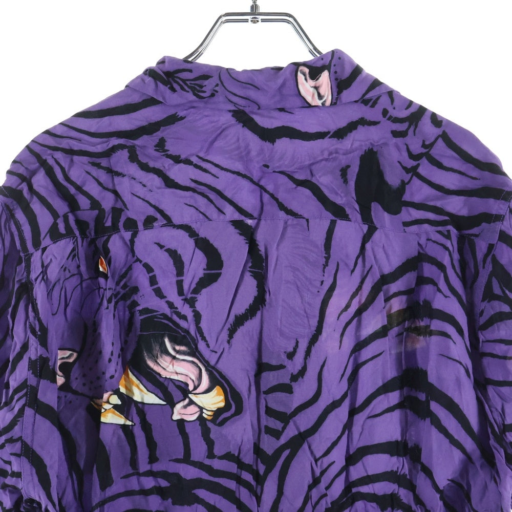 WACKO MARIA パープル ストライプ Tシャツ WACKO MARIA(ワコマリア) 22SS TIMLEHI HAWAIIAN SHIRTS ティム