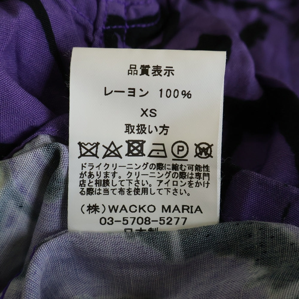 WACKO MARIA(ワコマリア) 22SS TIMLEHI HAWAIIAN SHIRTS ティムリーハイ ハワイアン半袖シャツ パープル