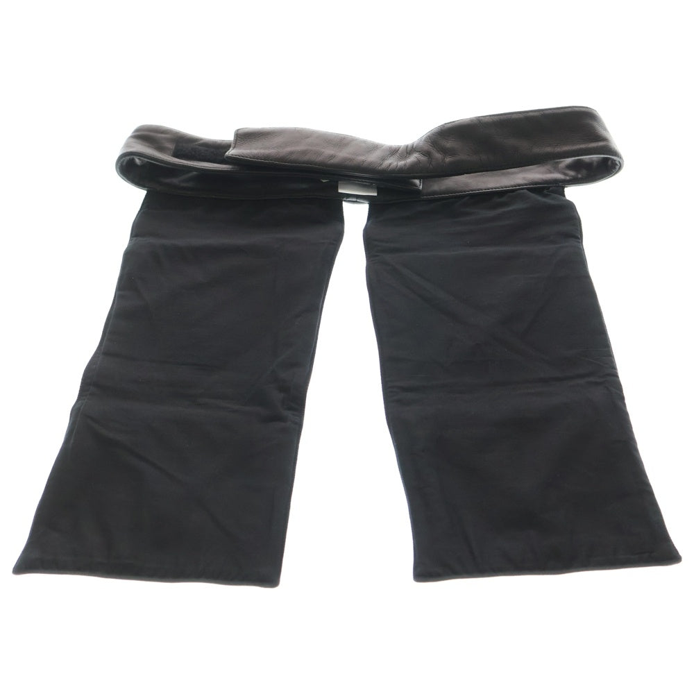 NAMACHEKO(ナマチェコ) 18SS Leather Waist Bag レザーウエストバッグ ウエストポーチ ブラック