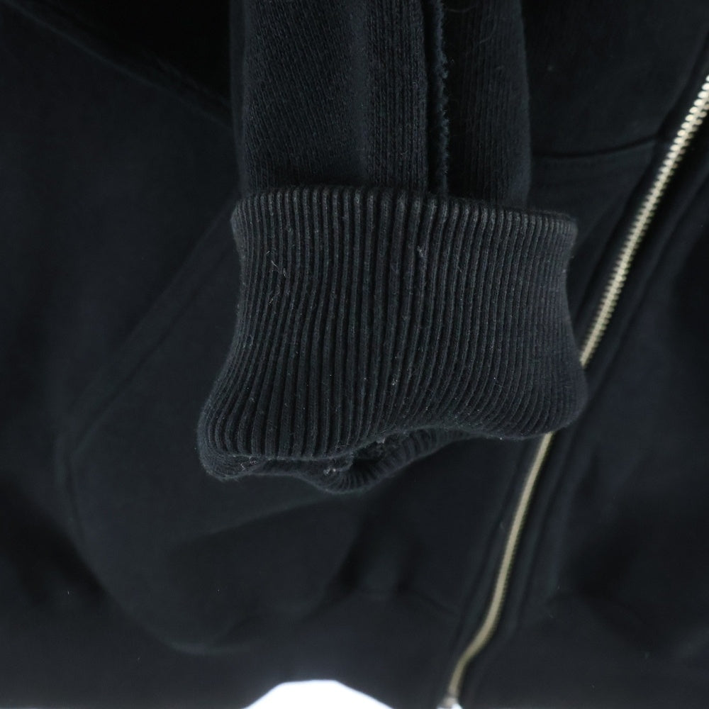 THE BLACK EYE PATCH(ブラックアイパッチ) 24SS KANJI TAPED DRAGON ZIP HOODIE ドラゴン刺繍 ジップアップスウェットパーカー フーディー ブラック