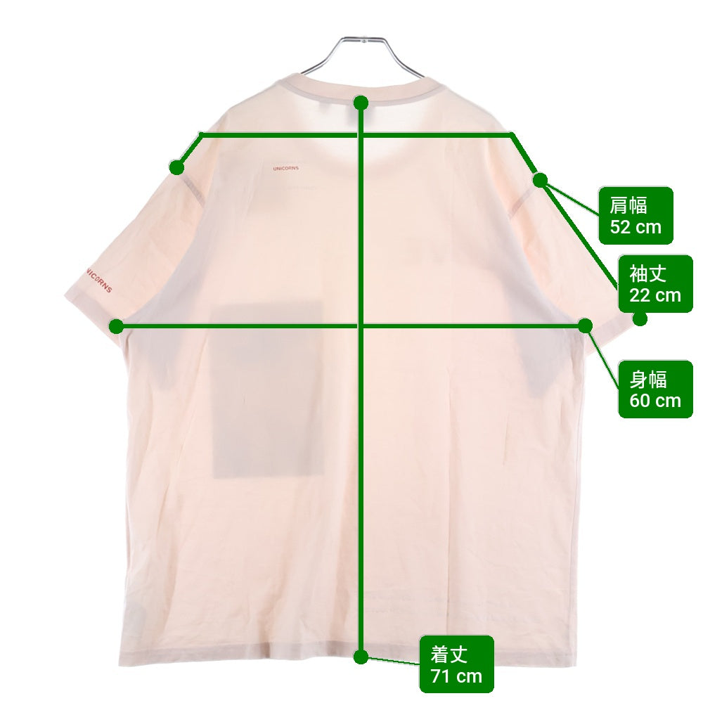 BURBERRY LONDON(バーバリーロンドン) Montage T-Shirt モンタージュ グラフィックプリント半袖Tシャツ ピンク 8030944