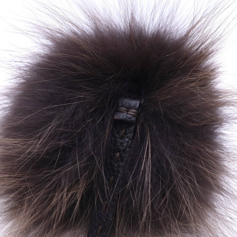 FENDI(フェンディ) ポンポンチャーム バッグチャーム キーホルダー 7AR259 ブラウン