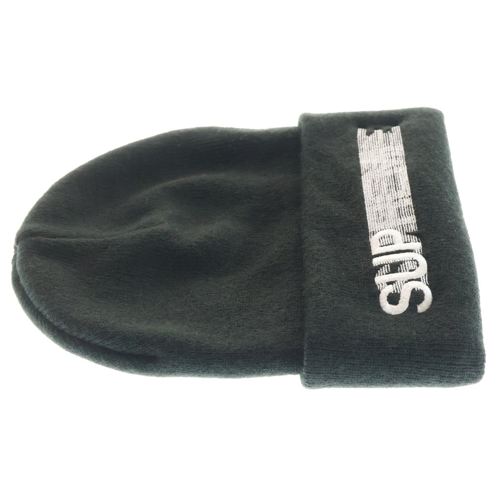 SUPREME(シュプリーム) 23SS Motion Logo Beanie モーションロゴ刺繍 ビーニー ニット帽 帽子 ブラック