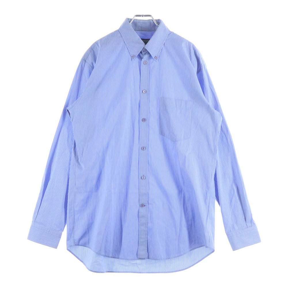 BALENCIAGA(バレンシアガ) 17AW Stlipe Over size Shirt ストライプ オーバーサイズ 長袖シャツ ブルー 485971 TWB05