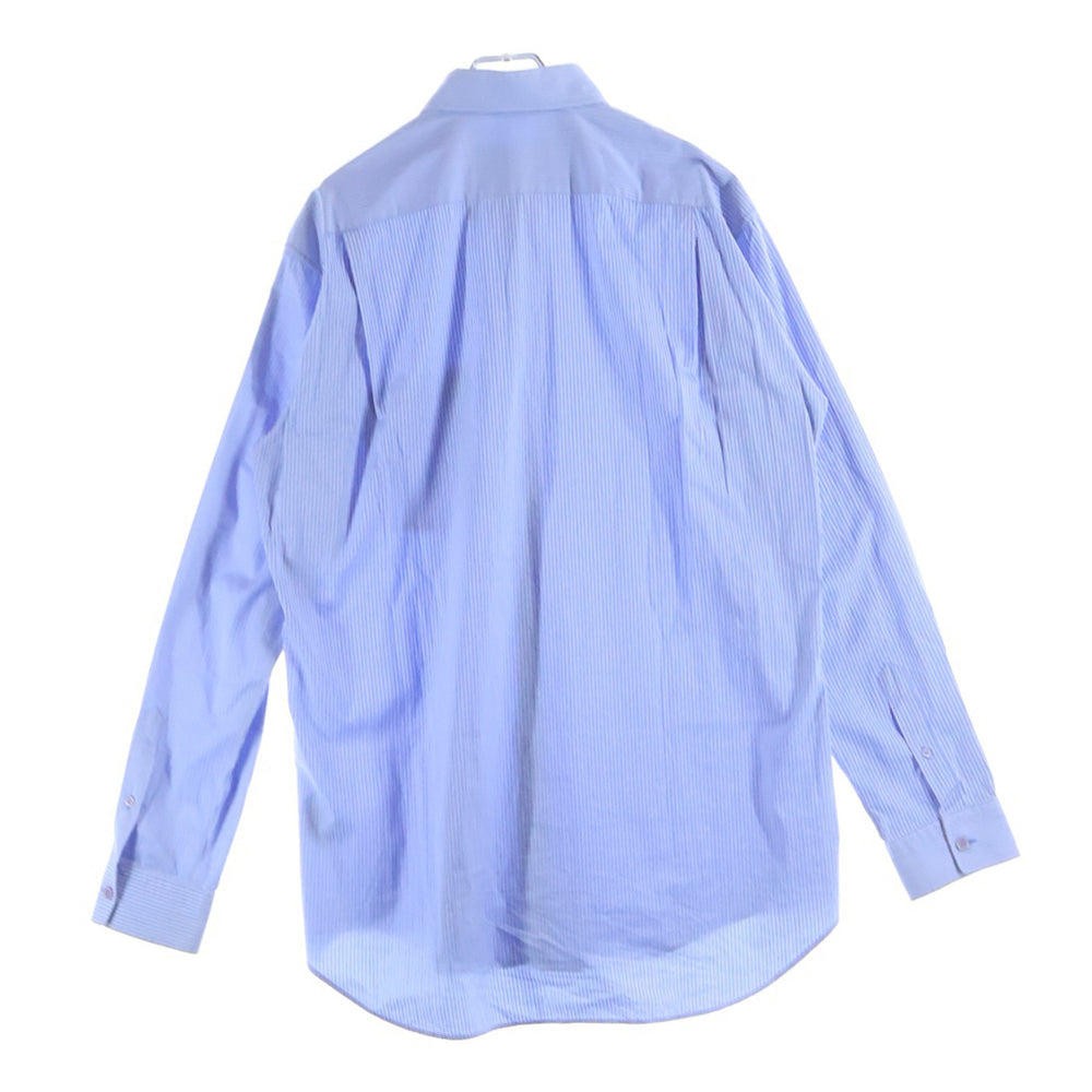 BALENCIAGA(バレンシアガ) 17AW Stlipe Over size Shirt ストライプ オーバーサイズ 長袖シャツ ブルー 485971 TWB05