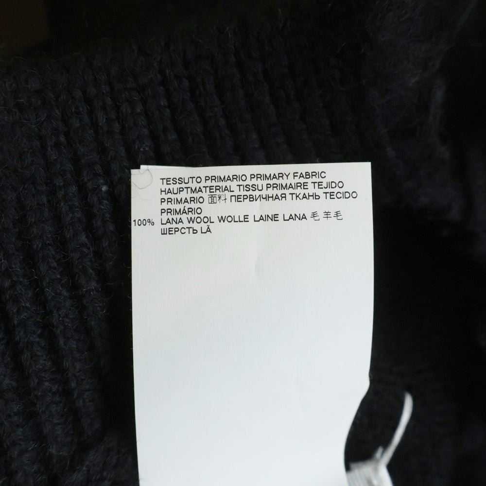 Maison Margiela(メゾンマルジェラ) 19SS Distressed Gauge5 Vest ディストレスト ゲージ5 ウールニットベスト ブラック S50TH0011