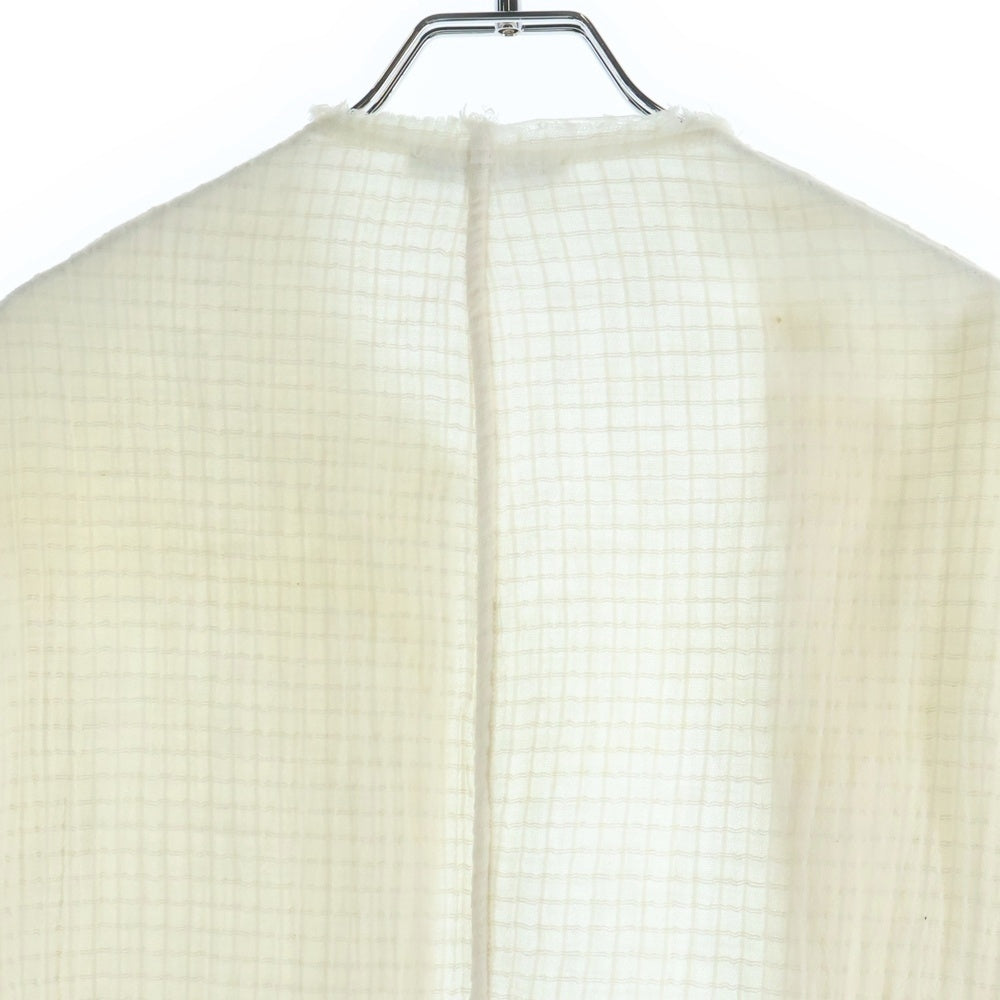 OUR LEGACY(アワーレガシー) 22SS カットウェルディング ライナー オフホワイト エアコットン カーディガン アイボリー M2221CC