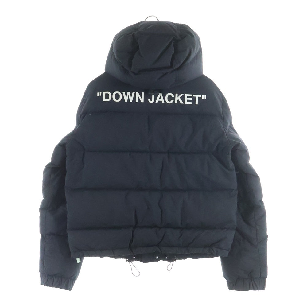 OFF-WHITE(オフホワイト) 18AW Quote Puffer Down Jacket クオート パファー ダウンジャケット ブラック OMED005F18803015