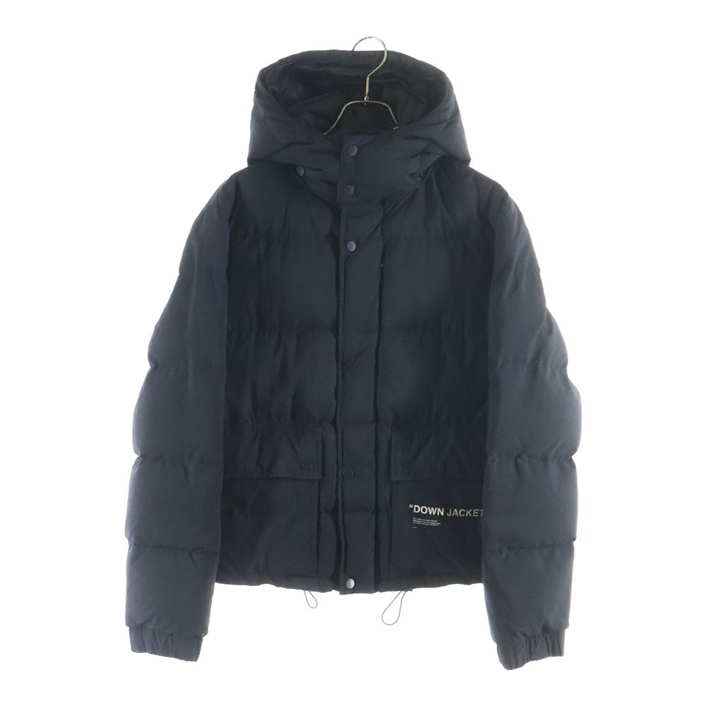 OFF-WHITE(オフホワイト) 18AW Quote Puffer Down Jacket クオート パファー ダウンジャケット ブラック OMED005F18803015