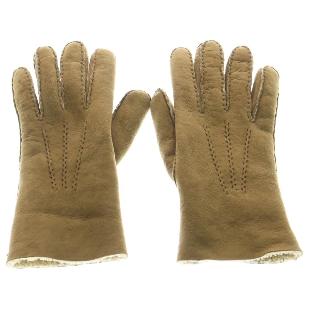 RON HERMAN(ロンハーマン) Suede Gloves スウェード 手袋 ブラウン レディース