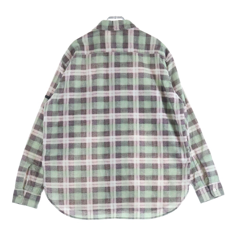 N.HOOLYWOOD(エヌハリウッド) ×BIG MAC ビッグマック ネルシャツ チェック長袖シャツ グリーン 2252-SH60-025