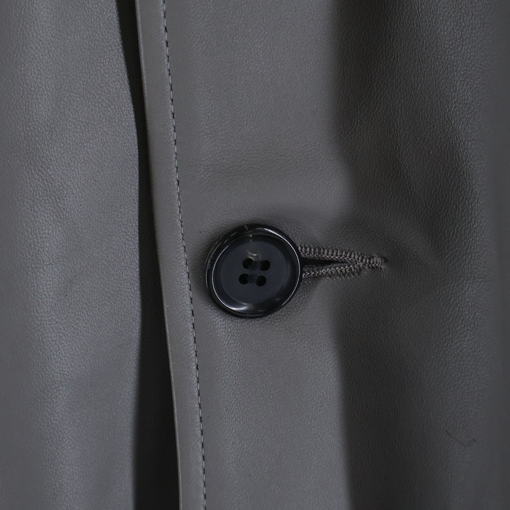 WACKO MARIA(ワコマリア) Leather Car Coat Type-2 レザーカーコート タイプ2 グレー
