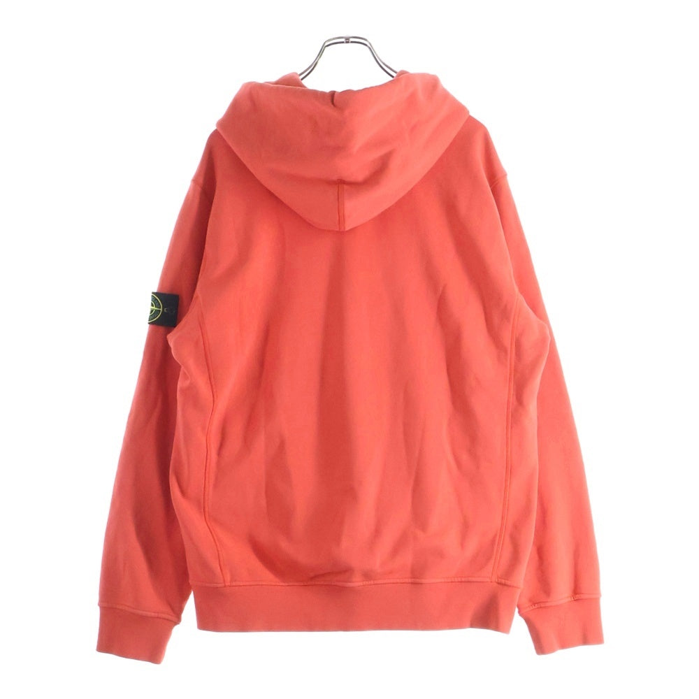 STONE ISLAND(ストーンアイランド) Hoodie ロゴワッペン プルオーバースウェットパーカー フーディー オレンジ 701562851