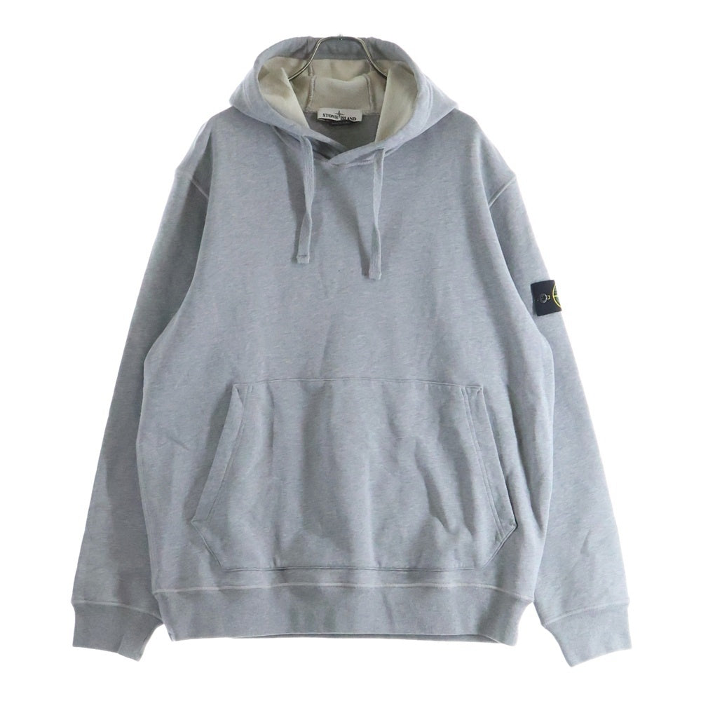 STONE ISLAND(ストーンアイランド) Hoodie ロゴワッペン プルオーバースウェットパーカー フーディー グレー 741564151