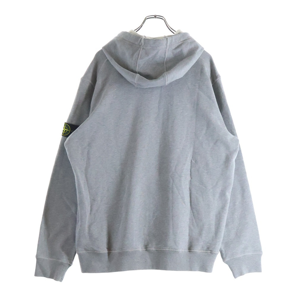 STONE ISLAND(ストーンアイランド) Hoodie ロゴワッペン プルオーバースウェットパーカー フーディー グレー 741564151