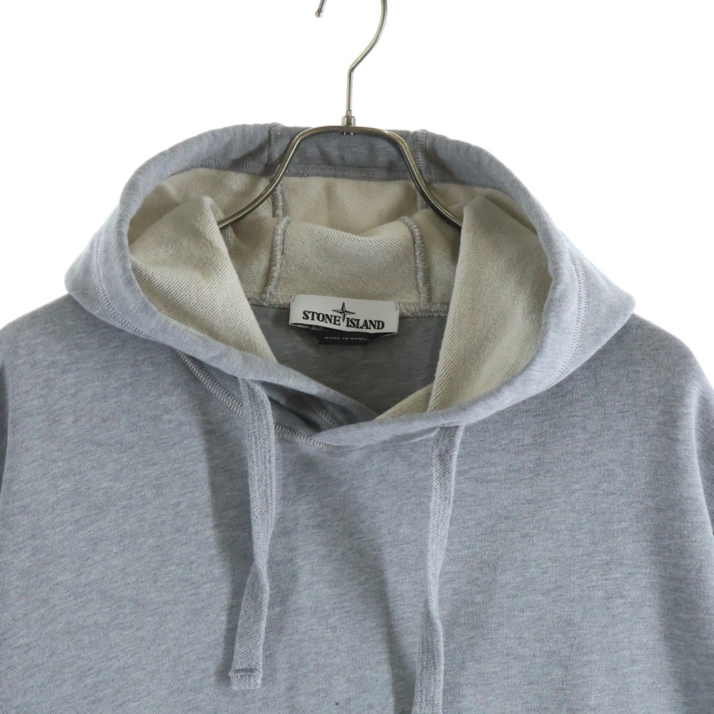 STONE ISLAND(ストーンアイランド) Hoodie ロゴワッペン プルオーバースウェットパーカー フーディー グレー 741564151