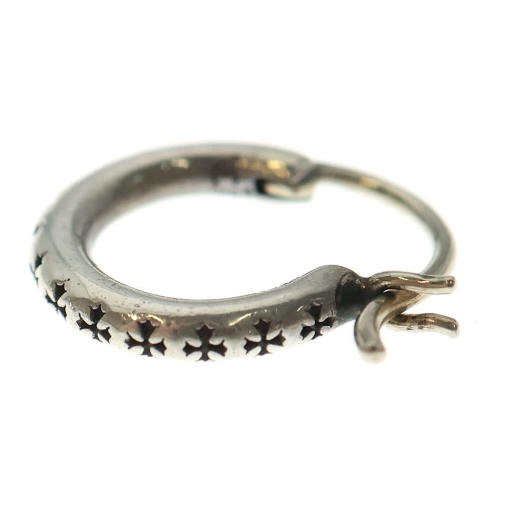 CHROME HEARTS(クロムハーツ) TINY TFL HOOP タイニートゥルーファッキングラブフープピアス シルバー