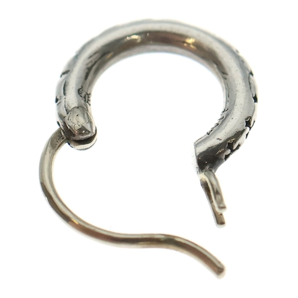 CHROME HEARTS(クロムハーツ) TINY TFL HOOP タイニートゥルーファッキングラブフープピアス シルバー