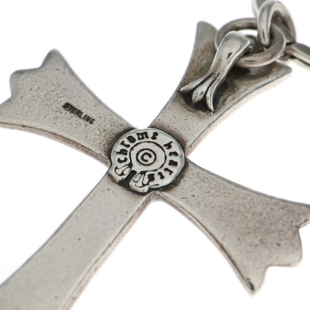 CHROME HEARTS(クロムハーツ) CH CRS LG & No5 DGGR ラージCHクロス ダガー キーリング ネックレストップ シルバー