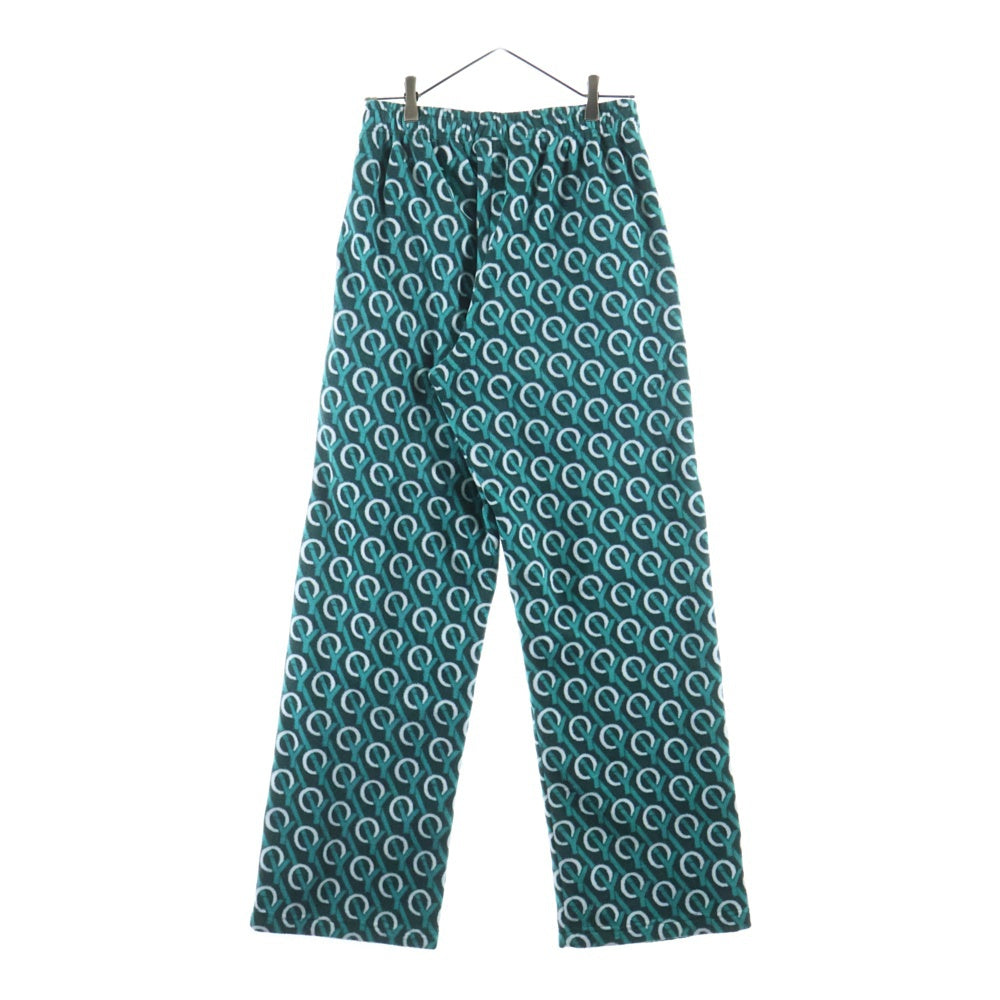 OY(オーワイ) MONOGRAM FLEECE モノグラム フリースパンツ グリーン