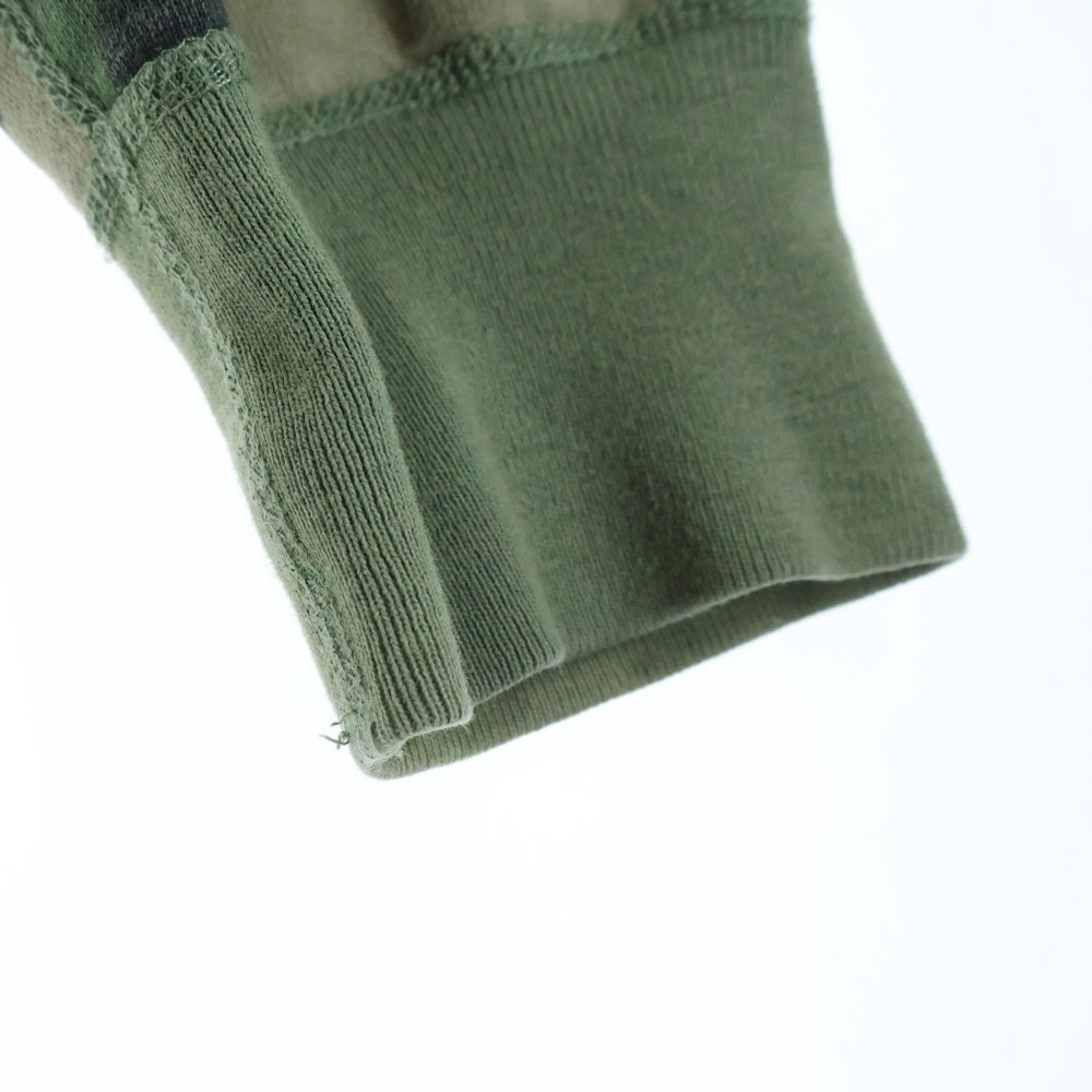 SUPREME(シュプリーム) 15AW Box Logo Crewneck ボックスロゴ カモ総柄 クルーネックスウェットトレーナー カーキ
