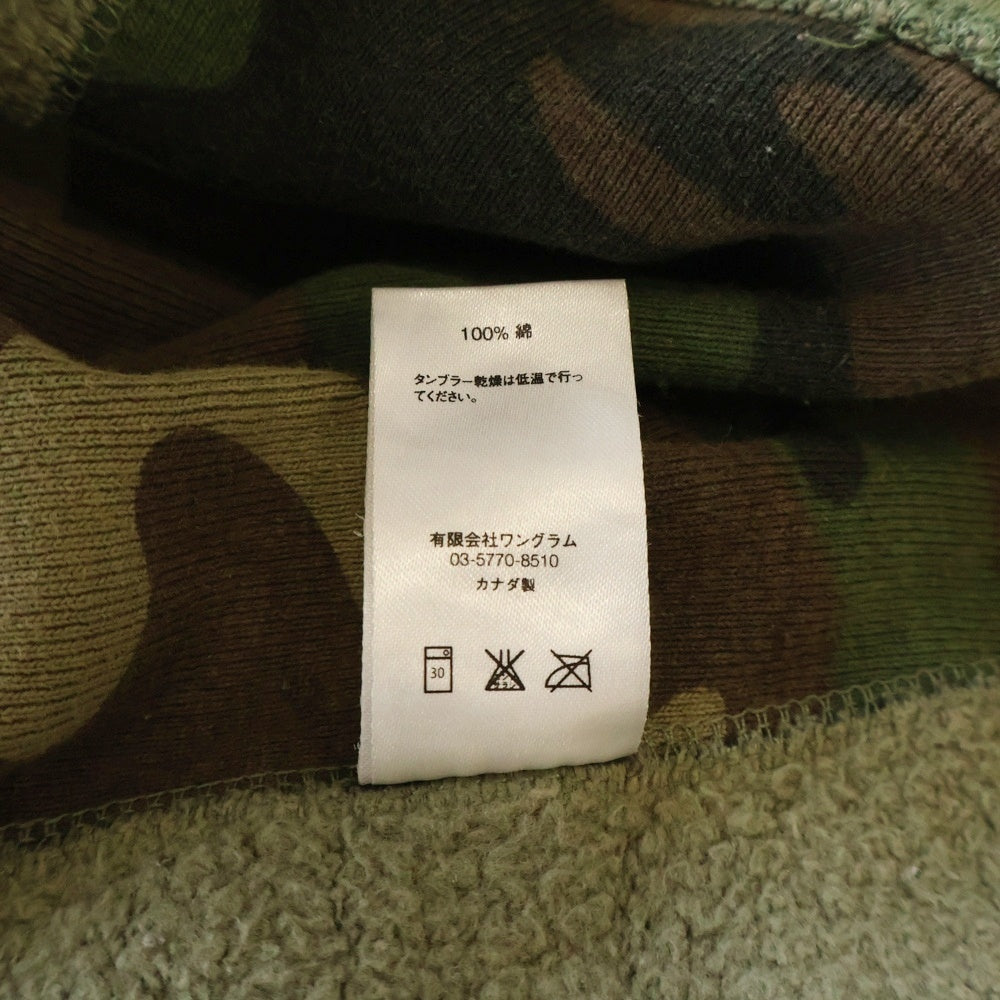 SUPREME(シュプリーム) 15AW Box Logo Crewneck ボックスロゴ カモ総柄 クルーネックスウェットトレーナー カーキ