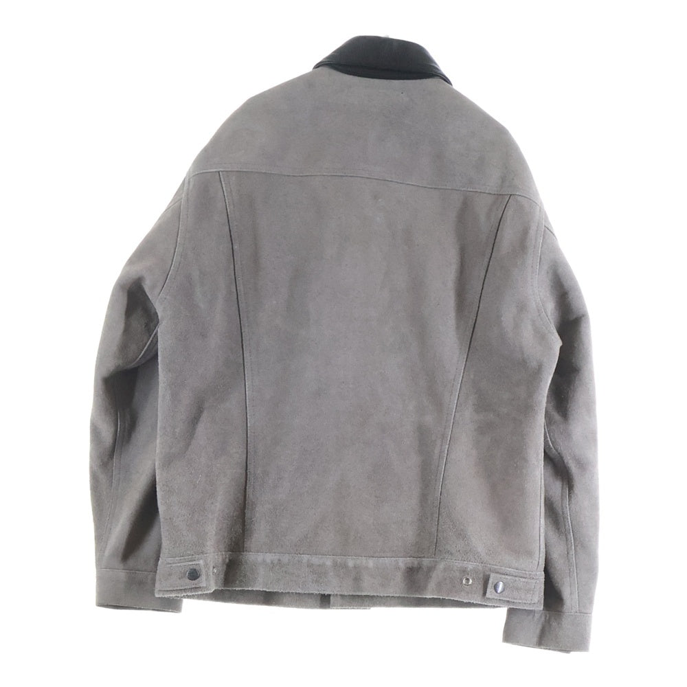WACKO MARIA(ワコマリア) SUEDE LETHER TRUCKER JACKET スエード レザー トラッカー ジャケット グレー