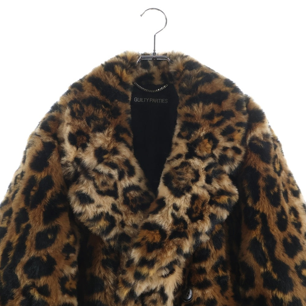 WACKO MARIA(ワコマリア) JAGUAR FUR COAT ジャガー ファー コート ブラウン