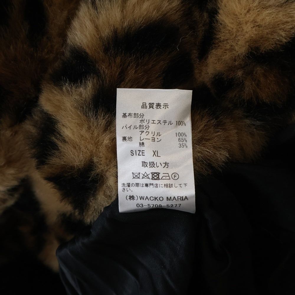 WACKO MARIA(ワコマリア) JAGUAR FUR COAT ジャガー ファー コート ブラウン