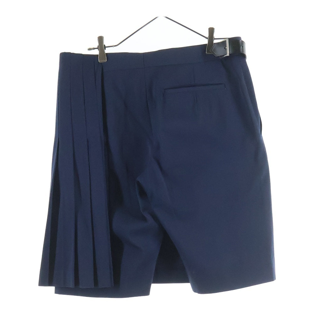 COMME des GARCONS HOMME PLUS(コムデギャルソンオムプリュス) Skirt Docking Short Pants スカートドッキング ショーツ ハーフパンツ ネイビー PO-P015