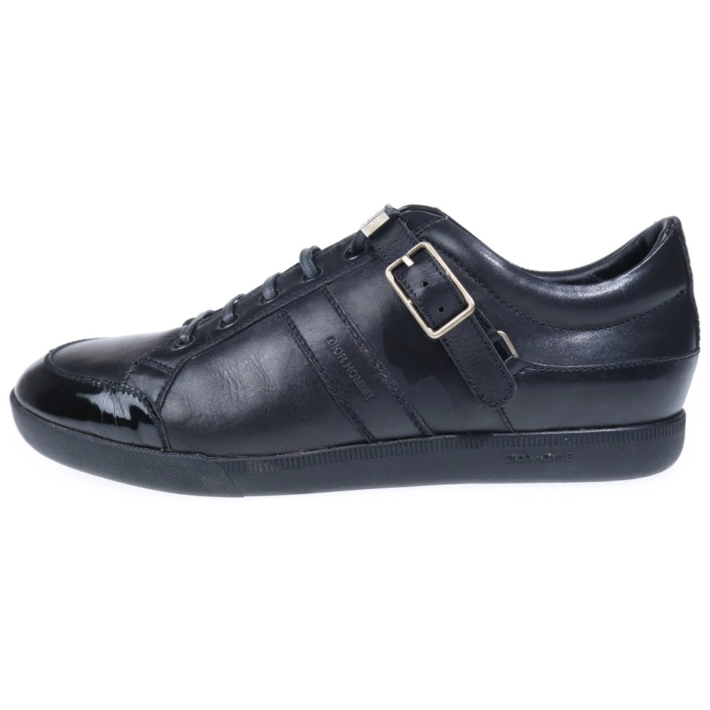 Dior HOMME(ディオールオム) Leather Low Trainers レザー ローカットスニーカー ブラック
