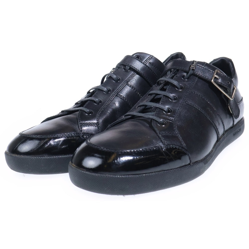 Dior HOMME(ディオールオム) Leather Low Trainers レザー ローカットスニーカー ブラック