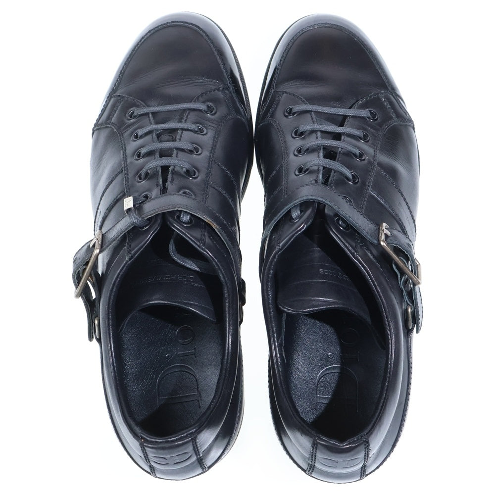 Dior HOMME(ディオールオム) Leather Low Trainers レザー ローカットスニーカー ブラック