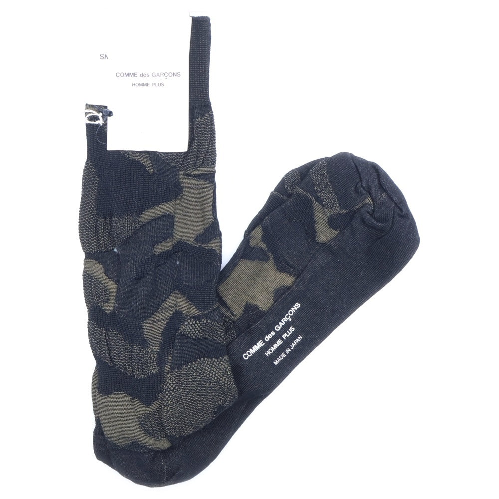 COMME des GARCONS HOMME PLUS(コムデギャルソンオムプリュス) Socks 靴下 ブラック/カーキ PN-K502-051-3-3