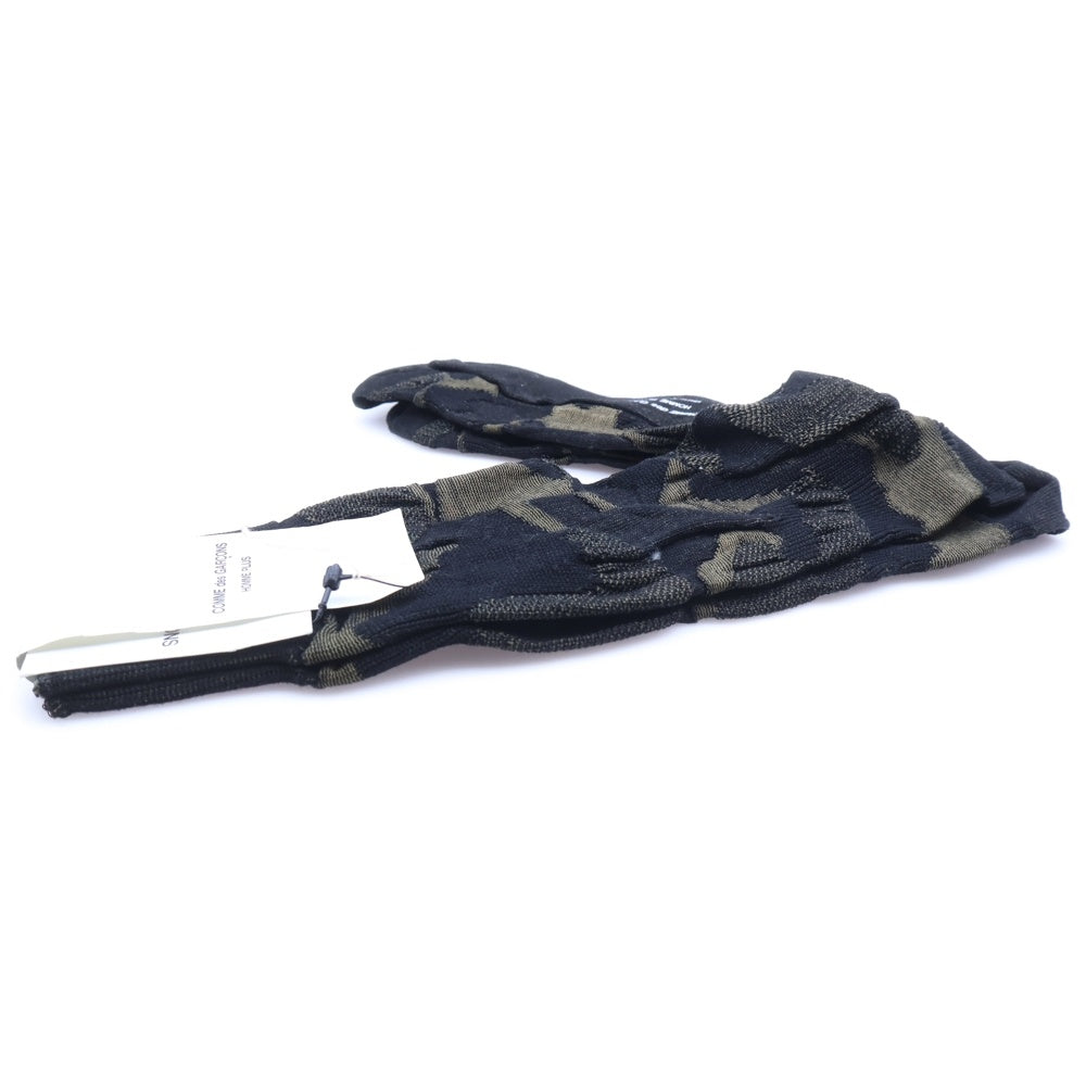 COMME des GARCONS HOMME PLUS(コムデギャルソンオムプリュス) Socks 靴下 ブラック/カーキ PN-K502-051-3-3