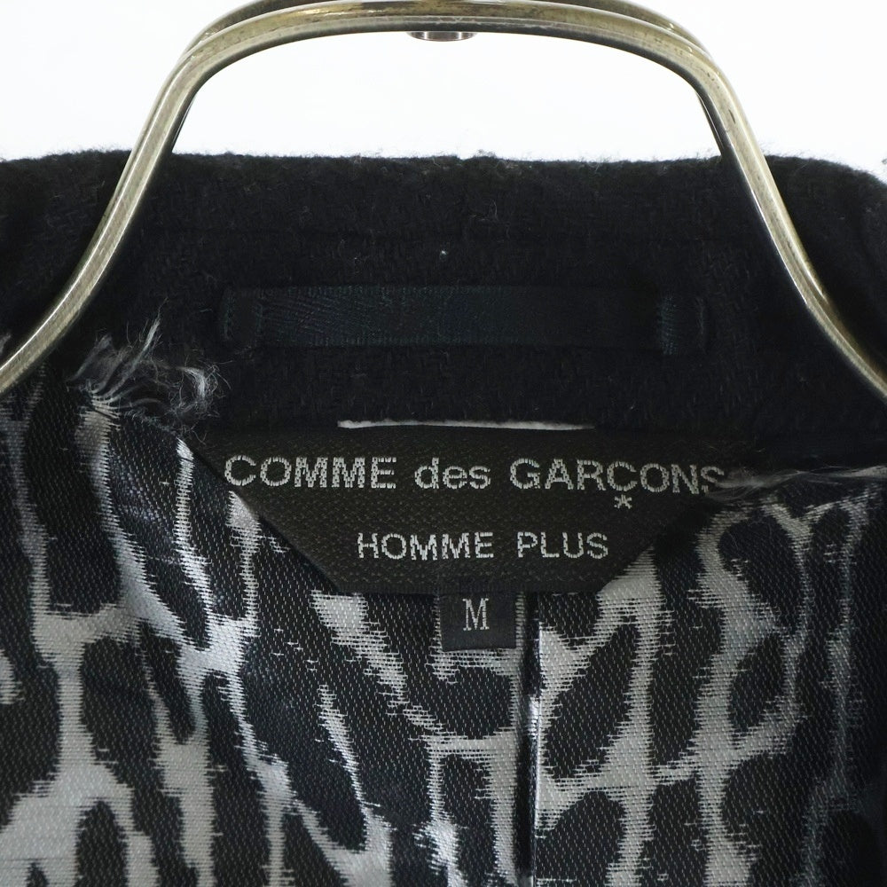 COMME des GARCONS HOMME PLUS(コムデギャルソンオムプリュス) 22AW レオパード ショールカラーテーラードジャケット ブラック PJ-J014