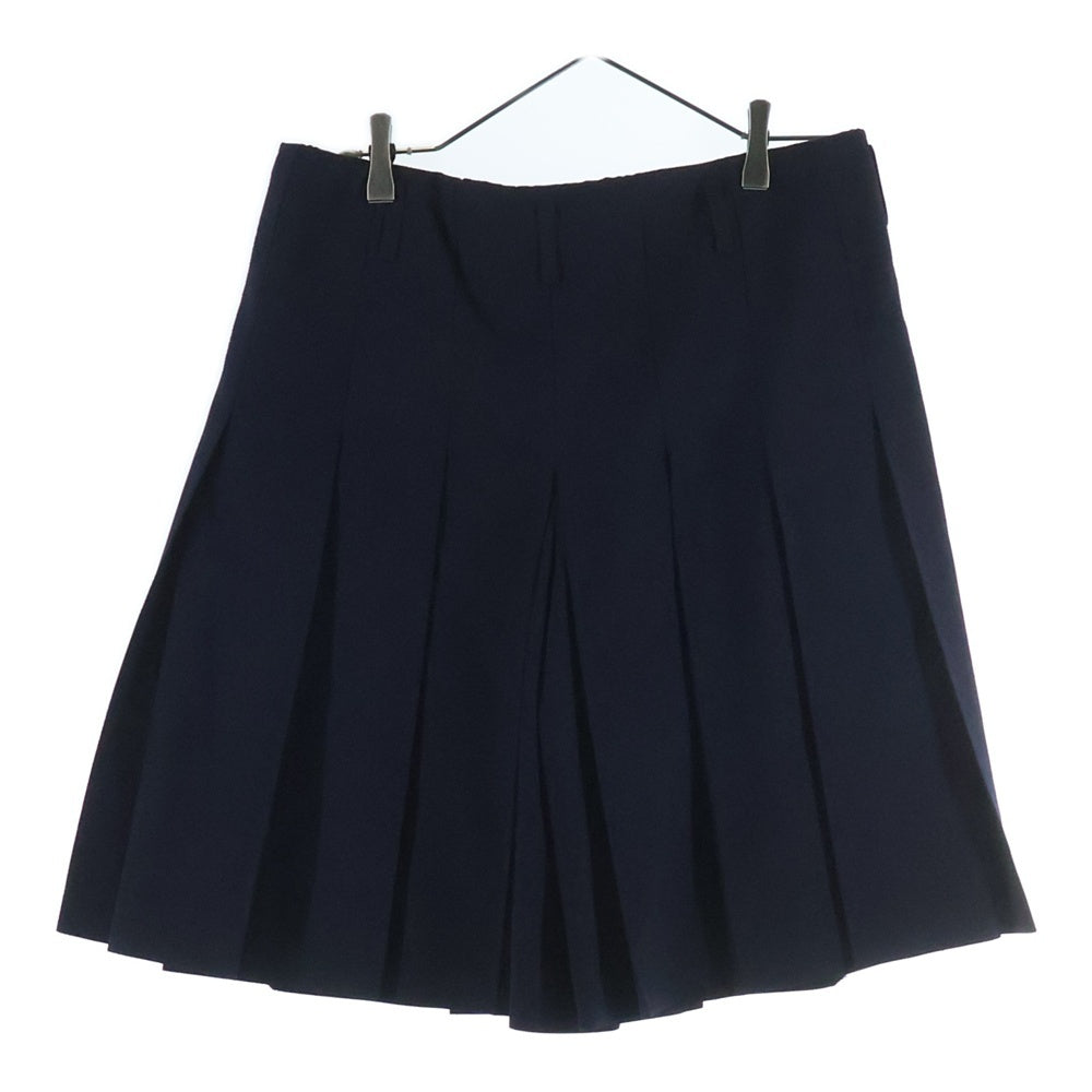 COMME des GARCONS HOMME PLUS(コムデギャルソンオムプリュス) 14SS Short Wide Pants ウールショーツ ハーフパンツ ネイビー PM-P005