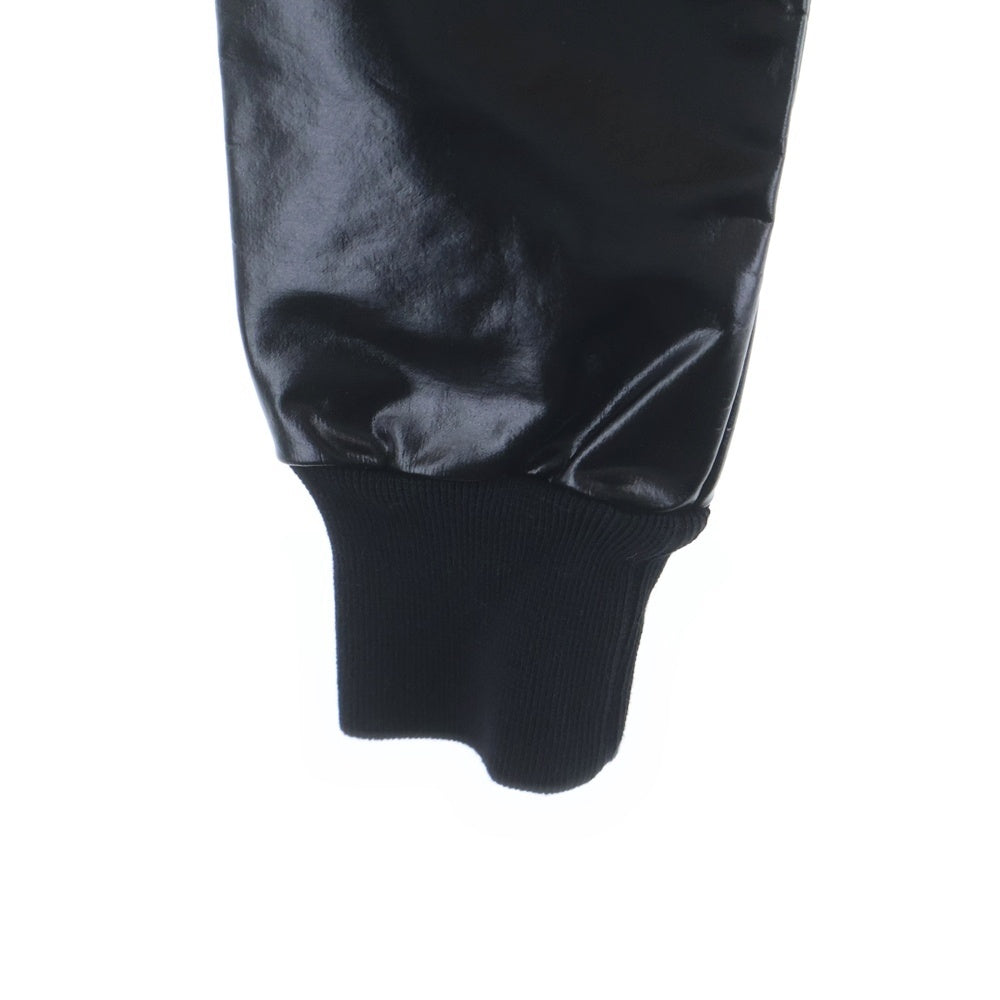 DRKSHDW(ダークシャドウ) CROPPED SWEAT コーティング加工 クロッド クルーネックスウェットトレーナー ブラック DS02B4223-JRU