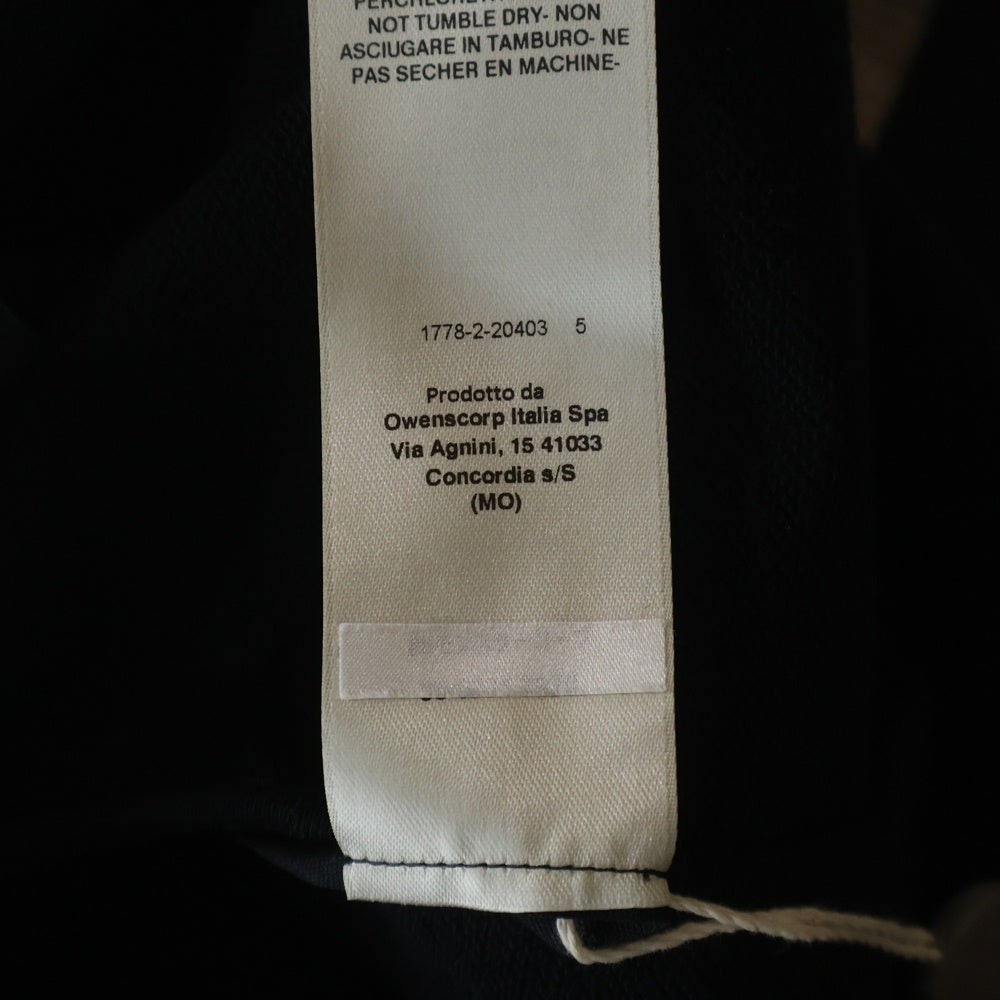 DRKSHDW(ダークシャドウ) CROPPED SWEAT コーティング加工 クロッド クルーネックスウェットトレーナー ブラック DS02B4223-JRU