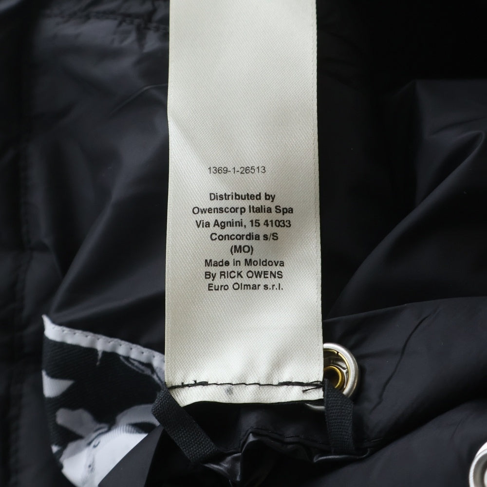 DRKSHDW(ダークシャドウ) HOODED PETER フーデッドピーター ジップアップジャケット フーディー ブラック DS02D2725-MU