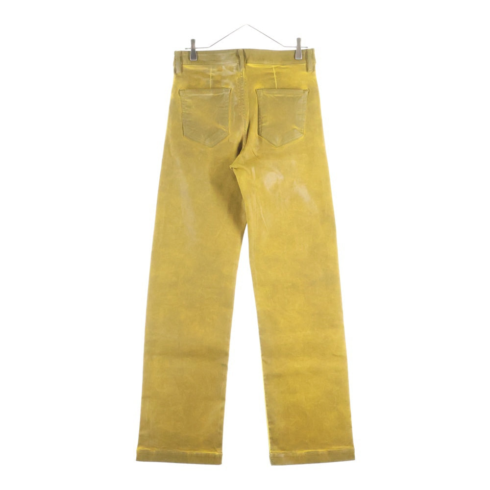 DRKSHDW(ダークシャドウ) GETH JEANS ゲスジーンズ コーティング加工 デニムパンツ イエロー DS02S2305-HSCF