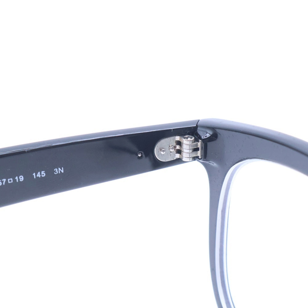 Ray Ban(レイバン) フレームロゴ ウェリントンクリアサングラス アイウェア 眼鏡 ブラック RB4260D