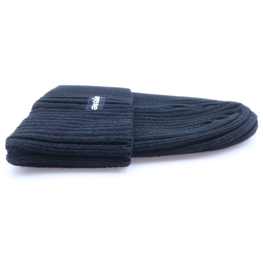 SUPREME(シュプリーム) Overdyed Beanie スモールボックスロゴ ビーニー ニット帽 帽子 ブラック